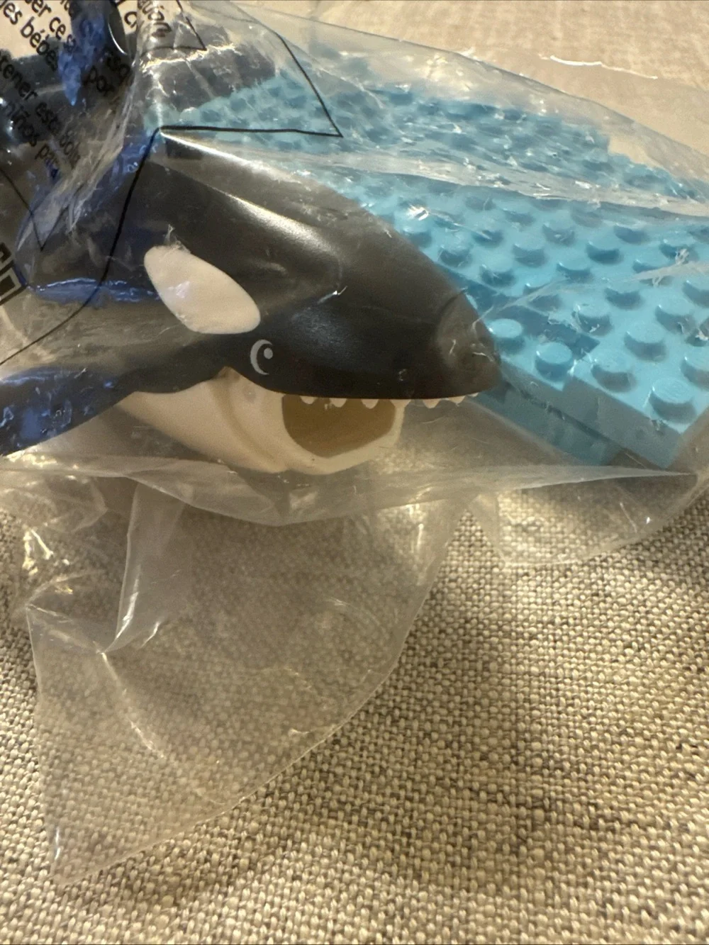 NEW 5 PC Lego City 60368 Replacement Parts ORCA whale mini figure raft boat blue